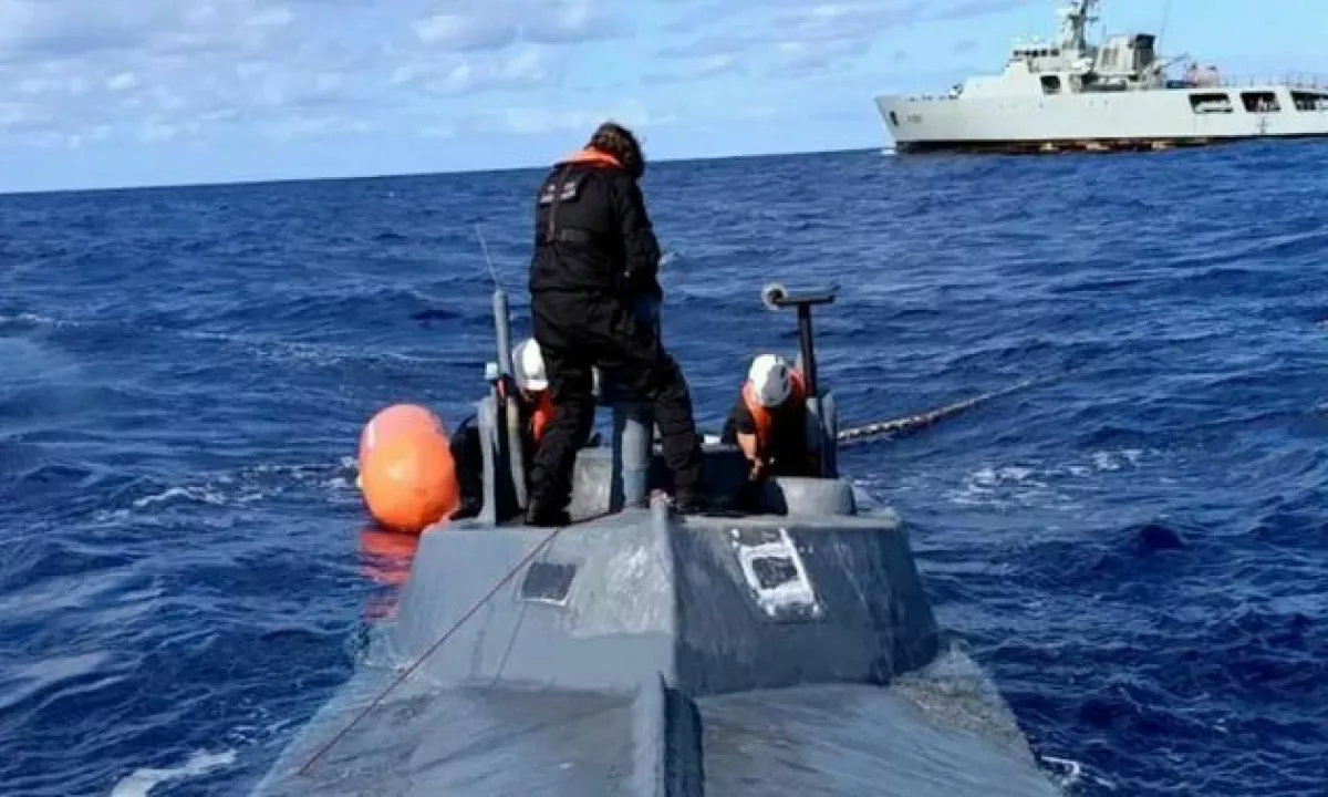 Portugalska policija prestregla podmornico z veliko količino kokaina