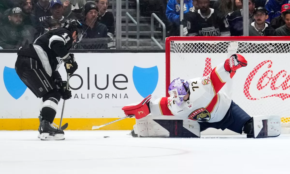 Kralji kljub golu Kopitarja izgubili doma z branilci naslova iz Floride