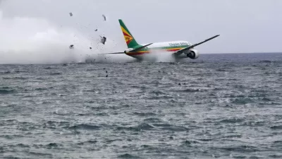 Rekonstrukcija pristanka na vodi. / Foto: Google Gemini