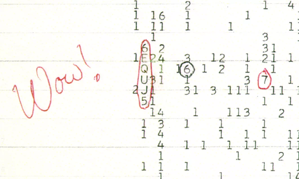 Tako imenovani signal Wow! ostaja ena največjih ugank.