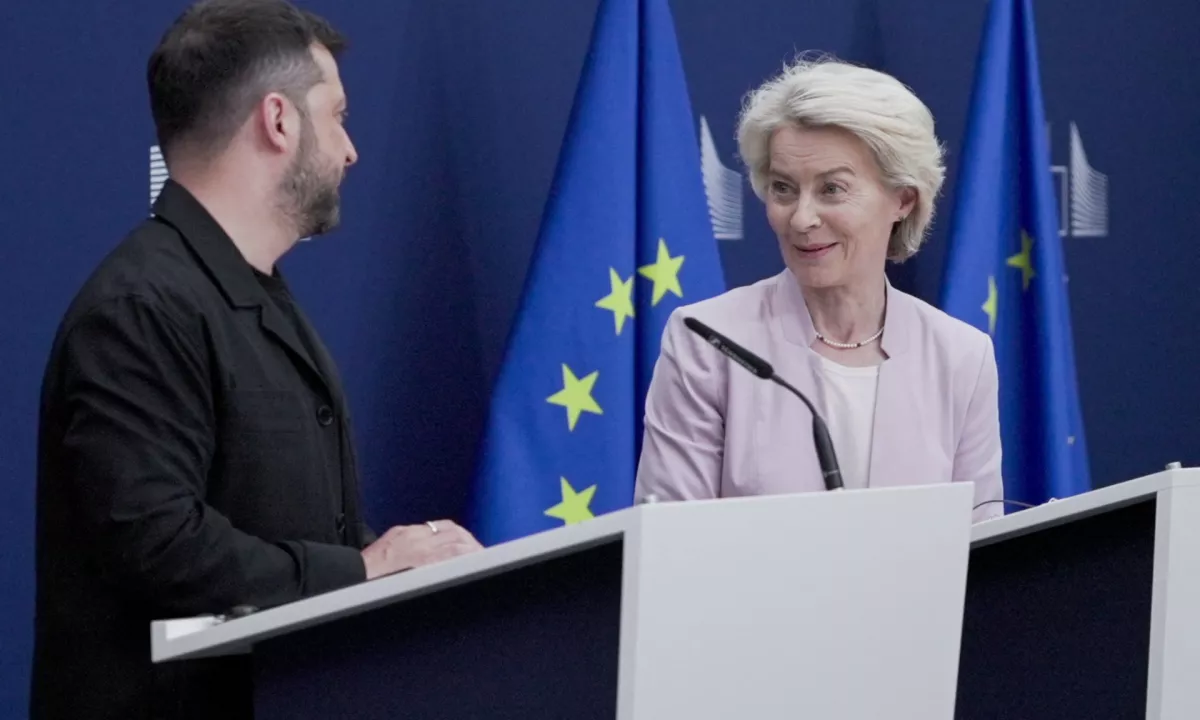 Von der Leyen: EU bo pokrila finančne potrebe Ukrajine za prihodnji dve leti