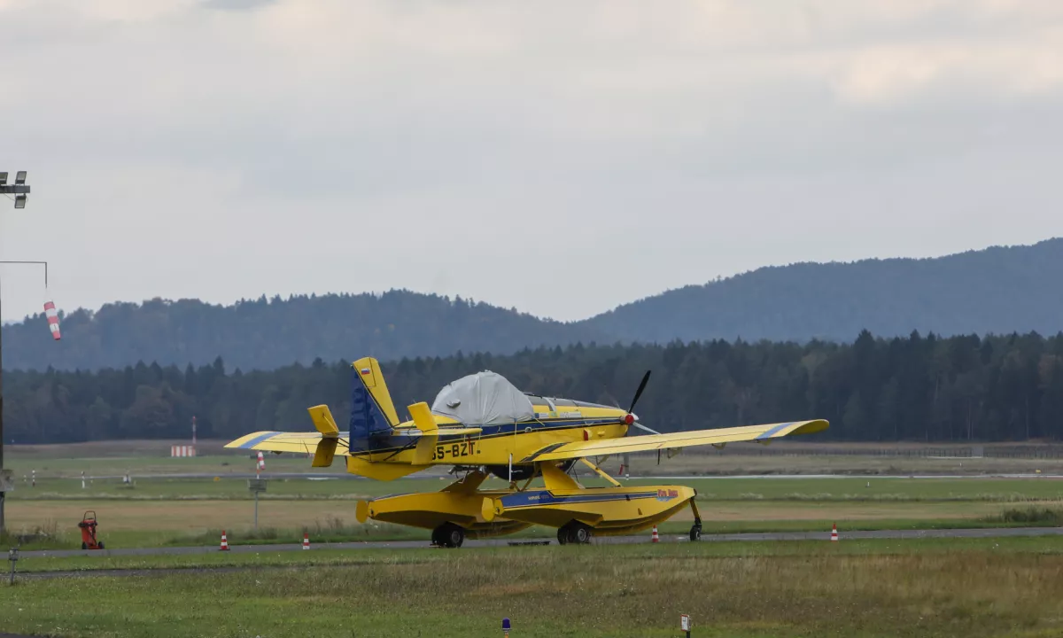 Na Hrvaškem strmoglavil air tractor