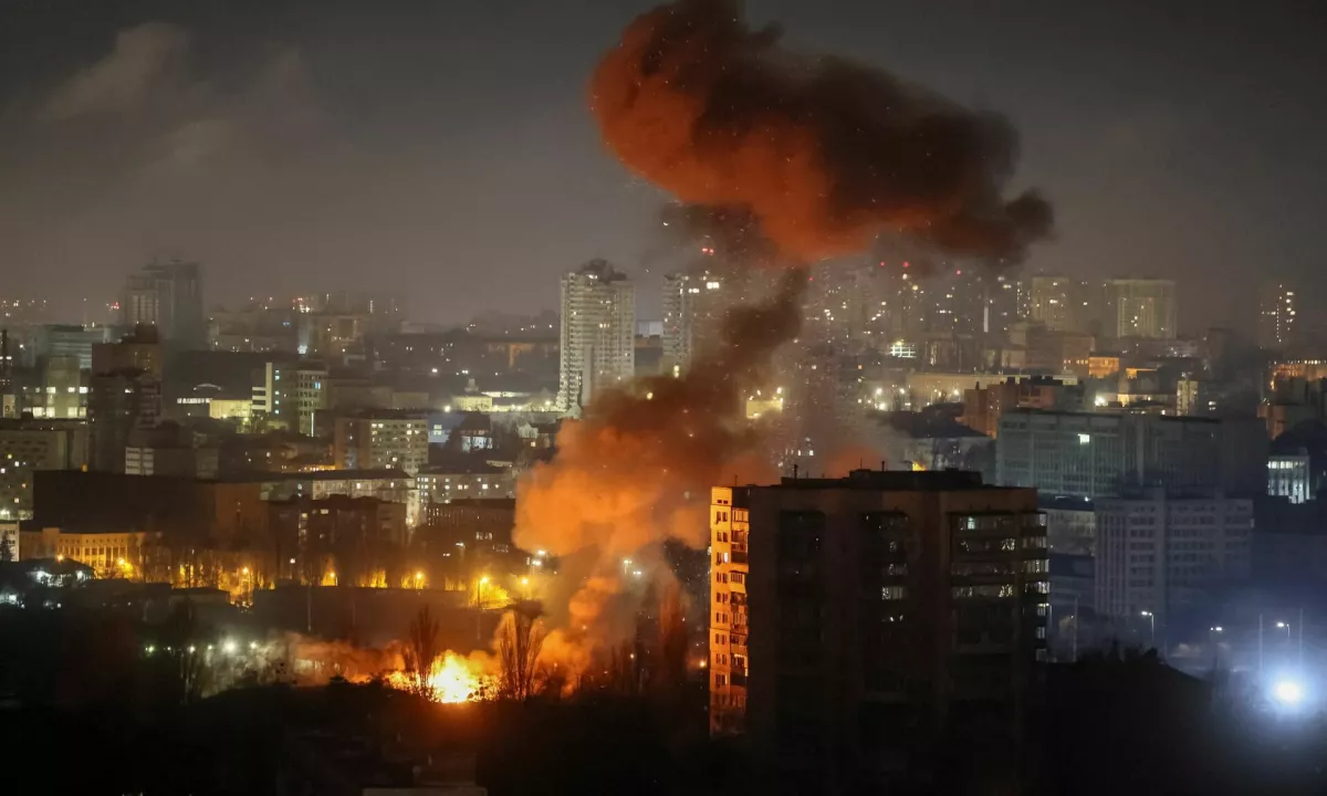 V ruskem napadu na Kijev en mrtev in več ranjenih