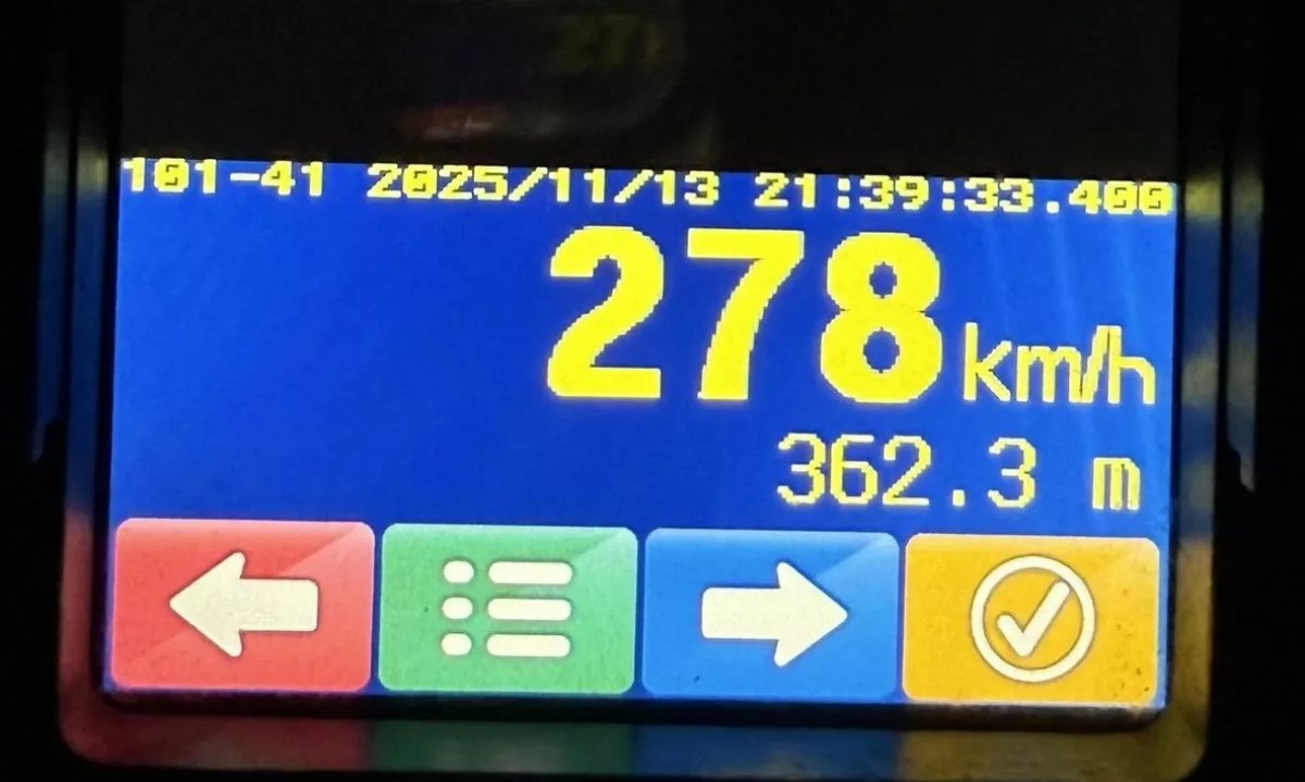 Z audijem po avtocesti s hitrostjo 278 kilometrov na uro