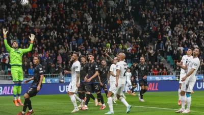 15.11.2025 - Nogomet reprezentanca slovenije- kvalifikacije za svetovno prvenstvo - Slovenija in Kosovo - stadion StožiceFoto: Luka Cjuha