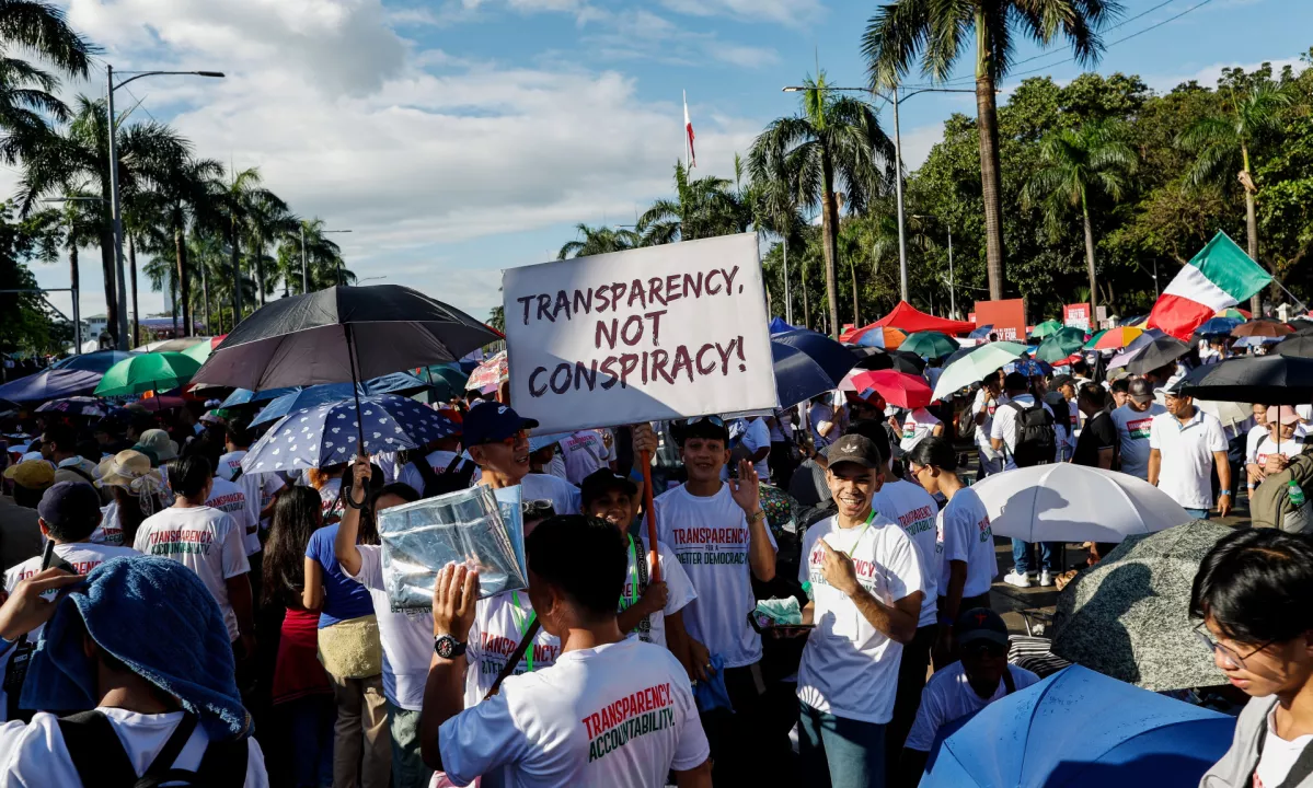 Na protestu proti korupciji več sto tisoč ljudi