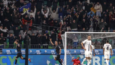 15.11.2025 - Nogomet reprezentanca slovenije- kvalifikacije za svetovno prvenstvo - Slovenija in Kosovo - stadion StožiceFoto: Luka Cjuha