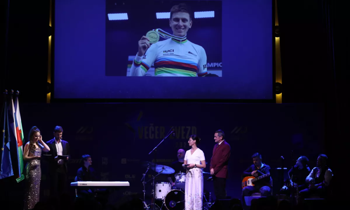 Tadej Pogačar in Urška Žigart najboljša v letu 2025