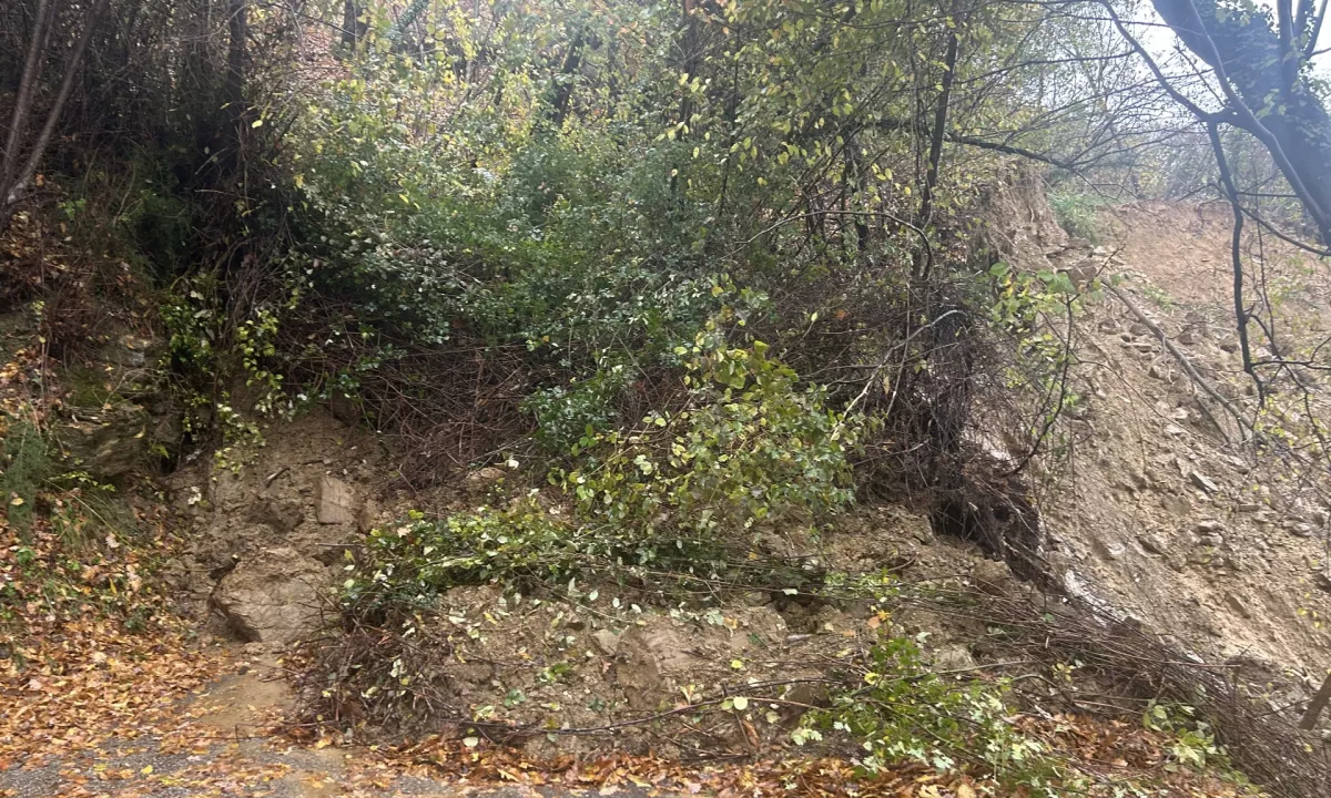 V Goriških Brdih se je sprožil nov plaz