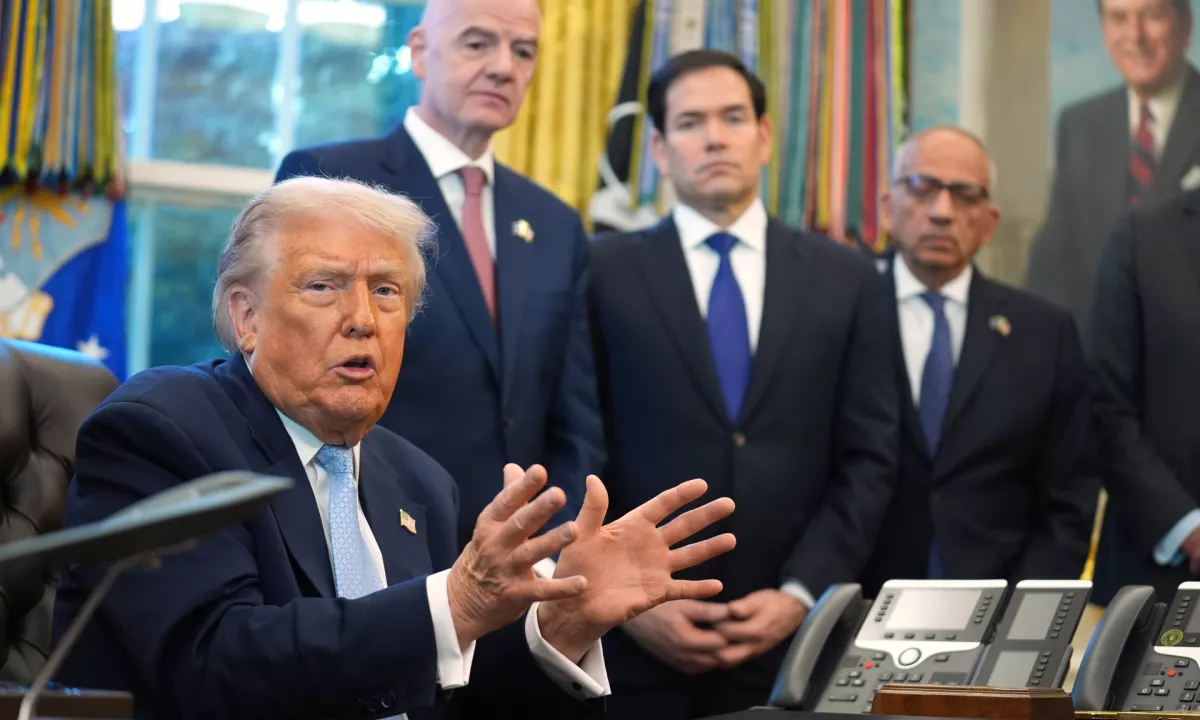 Trump napovedal pospešeno izdajanje vizumov za navijače svetovnega prvenstva v nogometu 2026 v ZDA