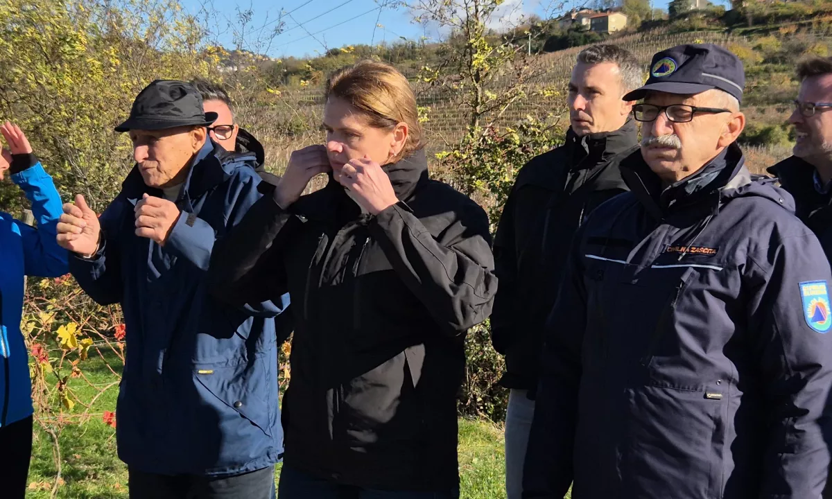 Bratuškova in Šestan: »Prioriteta so prve ocene škode na celotnem območju«