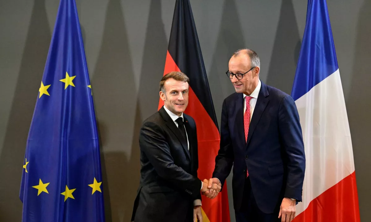 Merz in Macron za evropsko digitalno suverenost in neodvisnost od ameriških tehnoloških podjetij