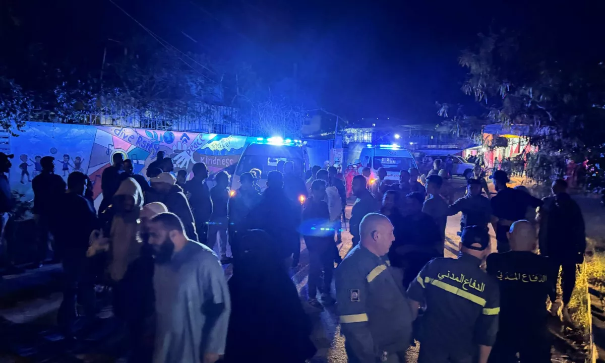 Izrael v Libanonu napadel palestinsko taborišče, umrlo najmanj 11 ljudi