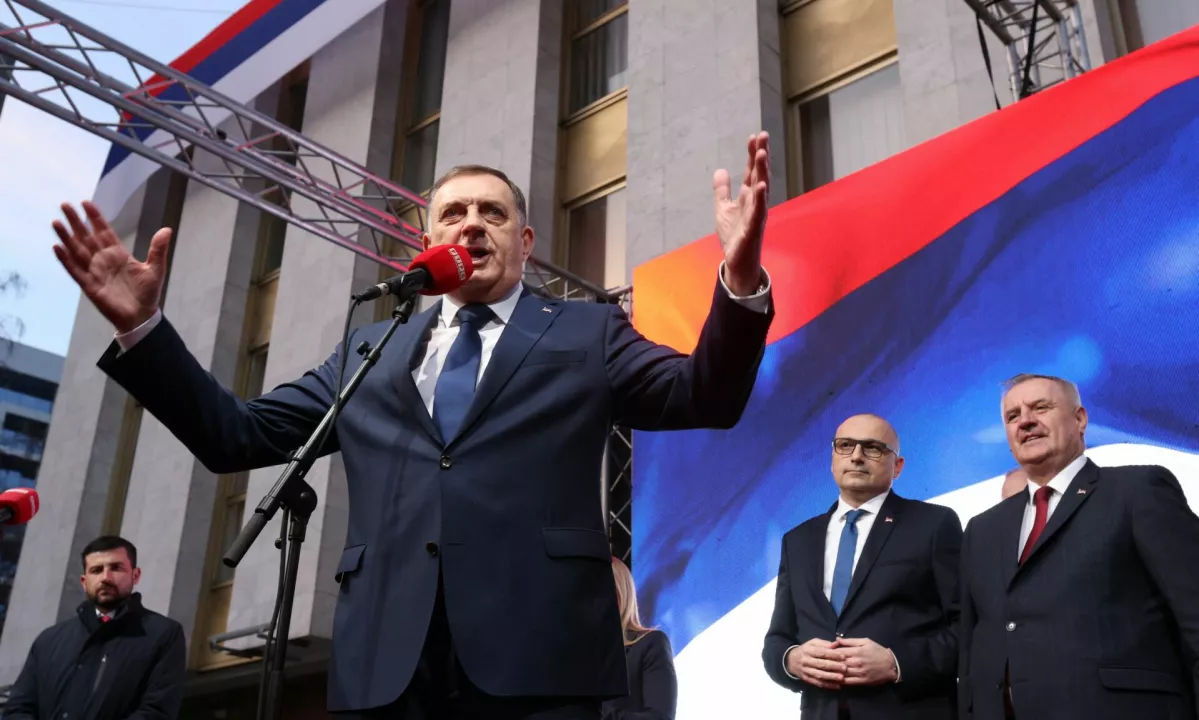 Dodikova stranka kaznovana zaradi sovražnega govora v BiH