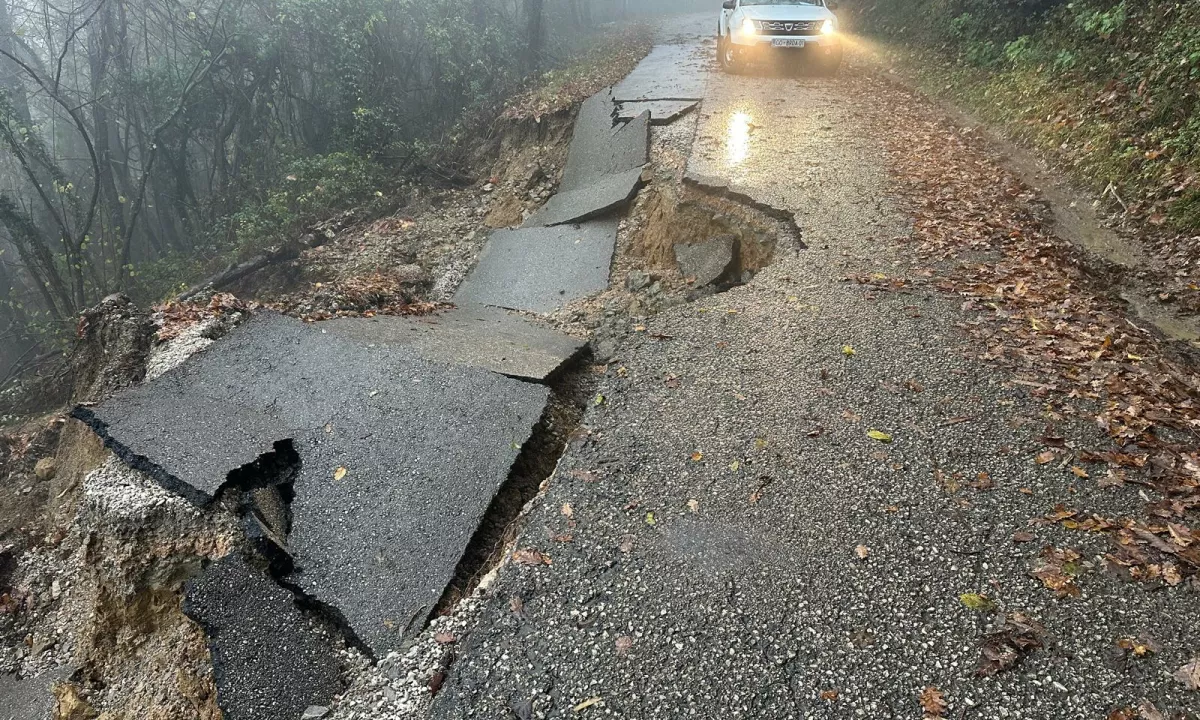 V Kožbanjski kot le z interventnimi vozili, krajane skrbi napoved novih padavin
