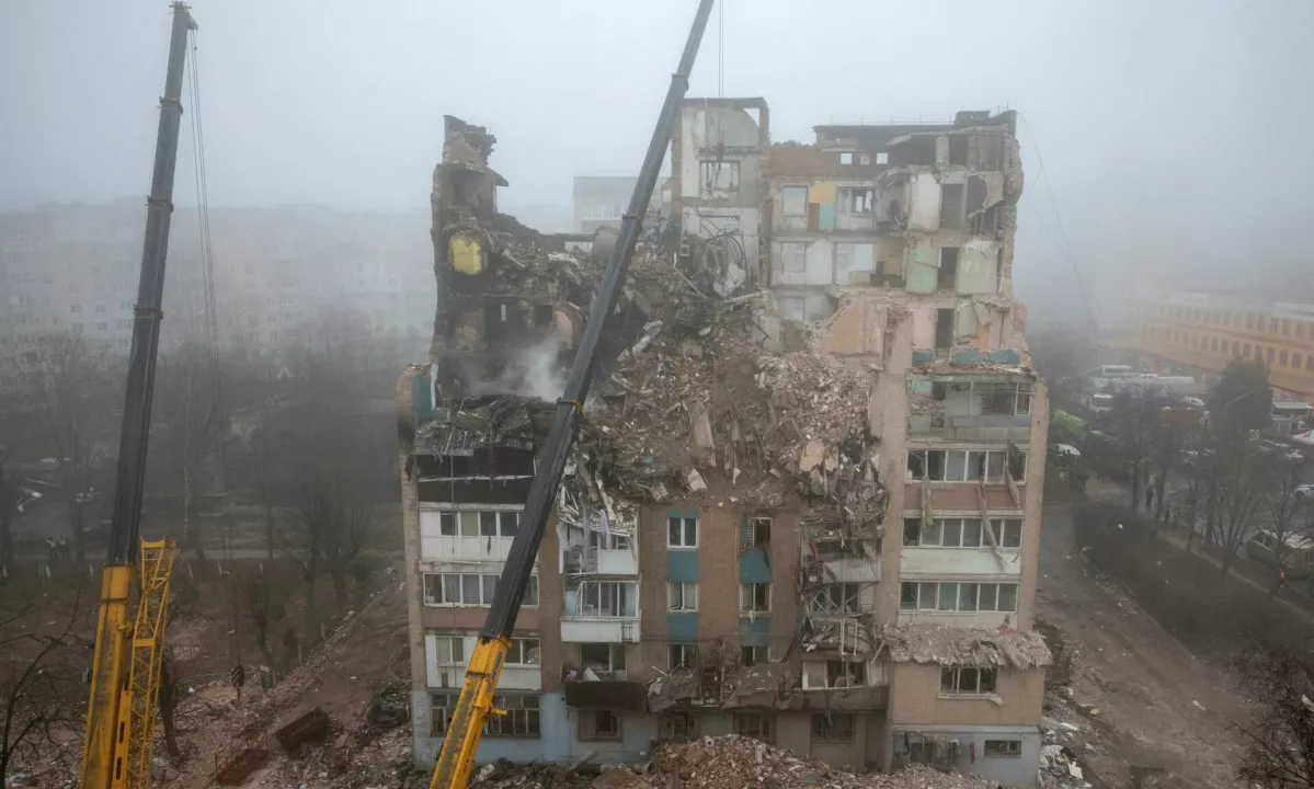 Zelenski: Po napadu v Ternopilu je še vedno pogrešanih 22 ljudi