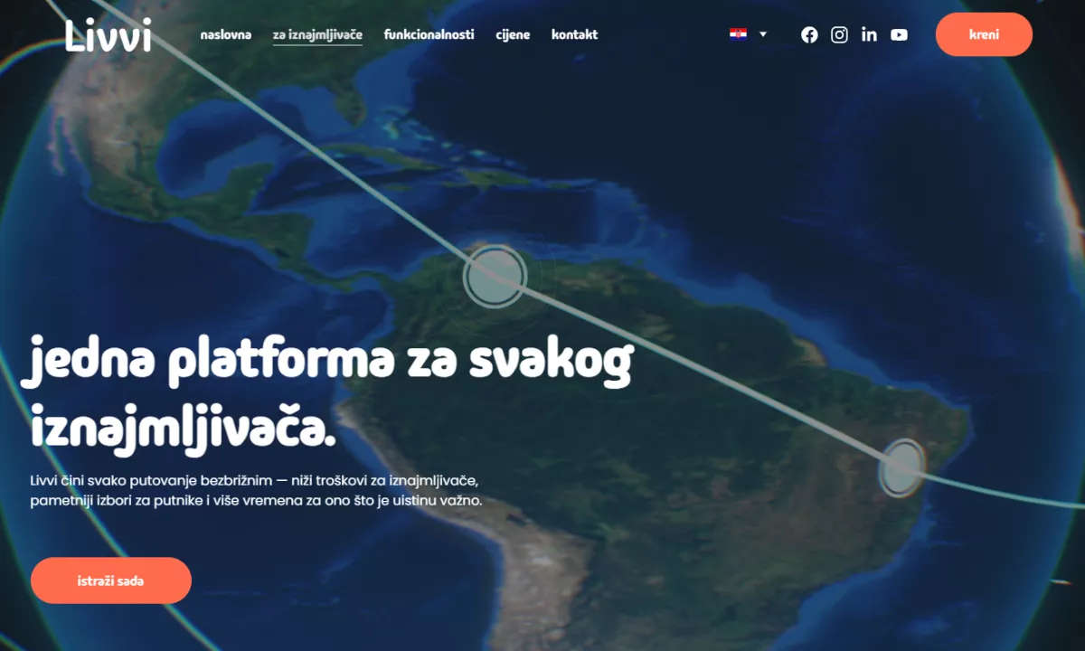 Na Hrvaškem prihaja nova platforma Livvi.io za rezervacije nastanitev