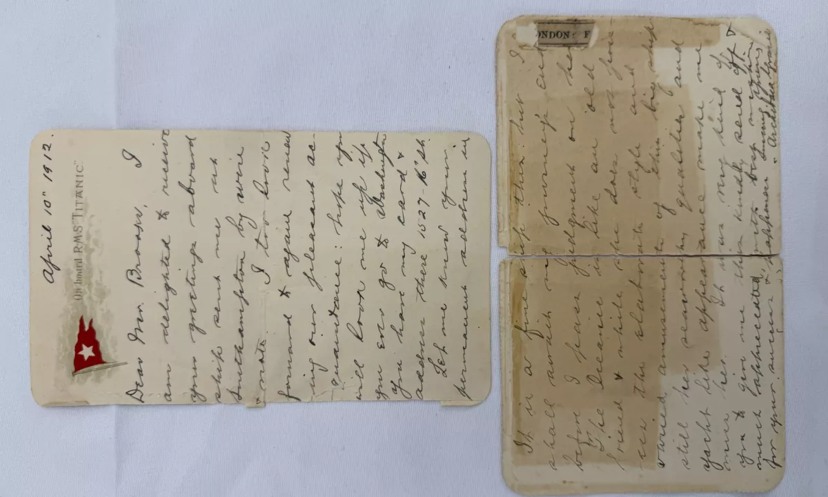 Na dražbi predmetov s Titanika zbrali tri milijone evrov