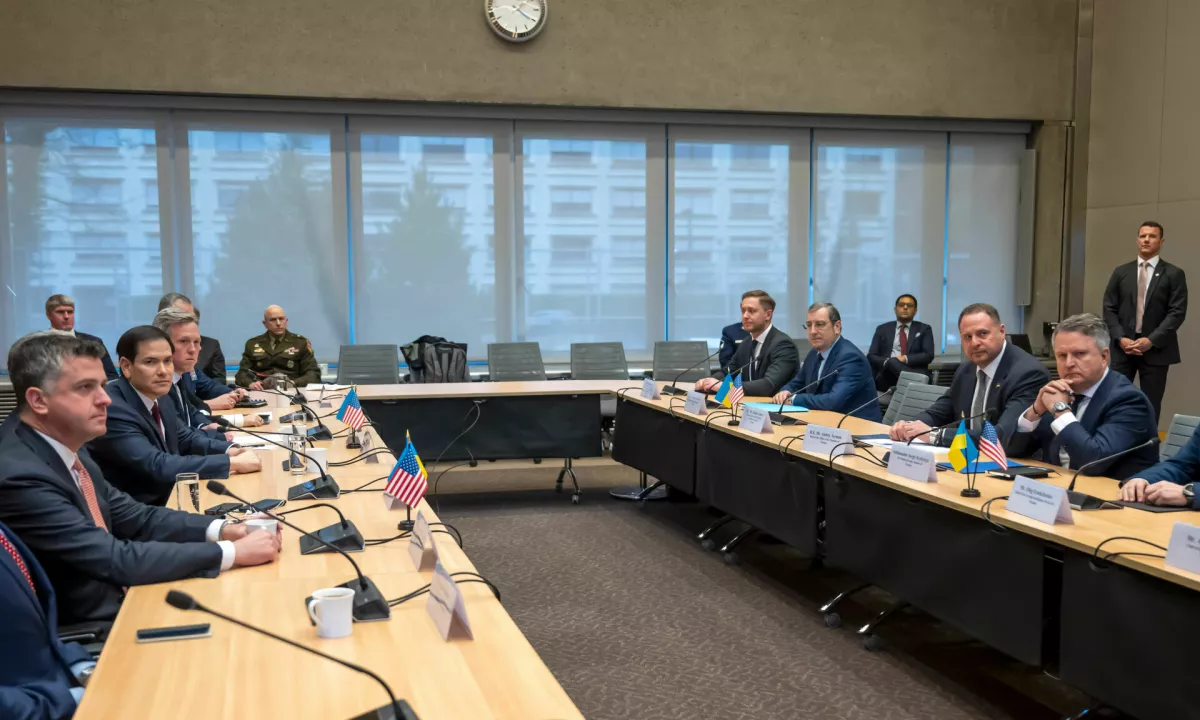 Ameriški in ukrajinski predstavniki zadovoljni: "Najbolj produktivno srečanje do zdaj"