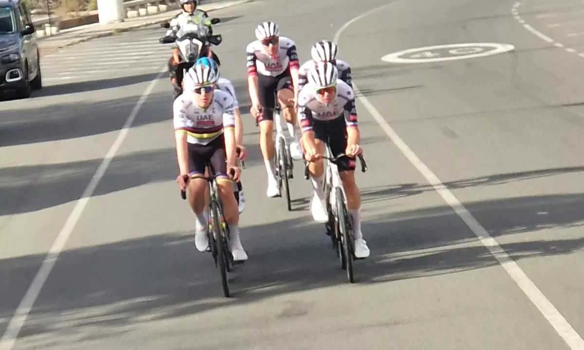 Tadej Pogačar na Gran Canarii presenetil slovenske turiste