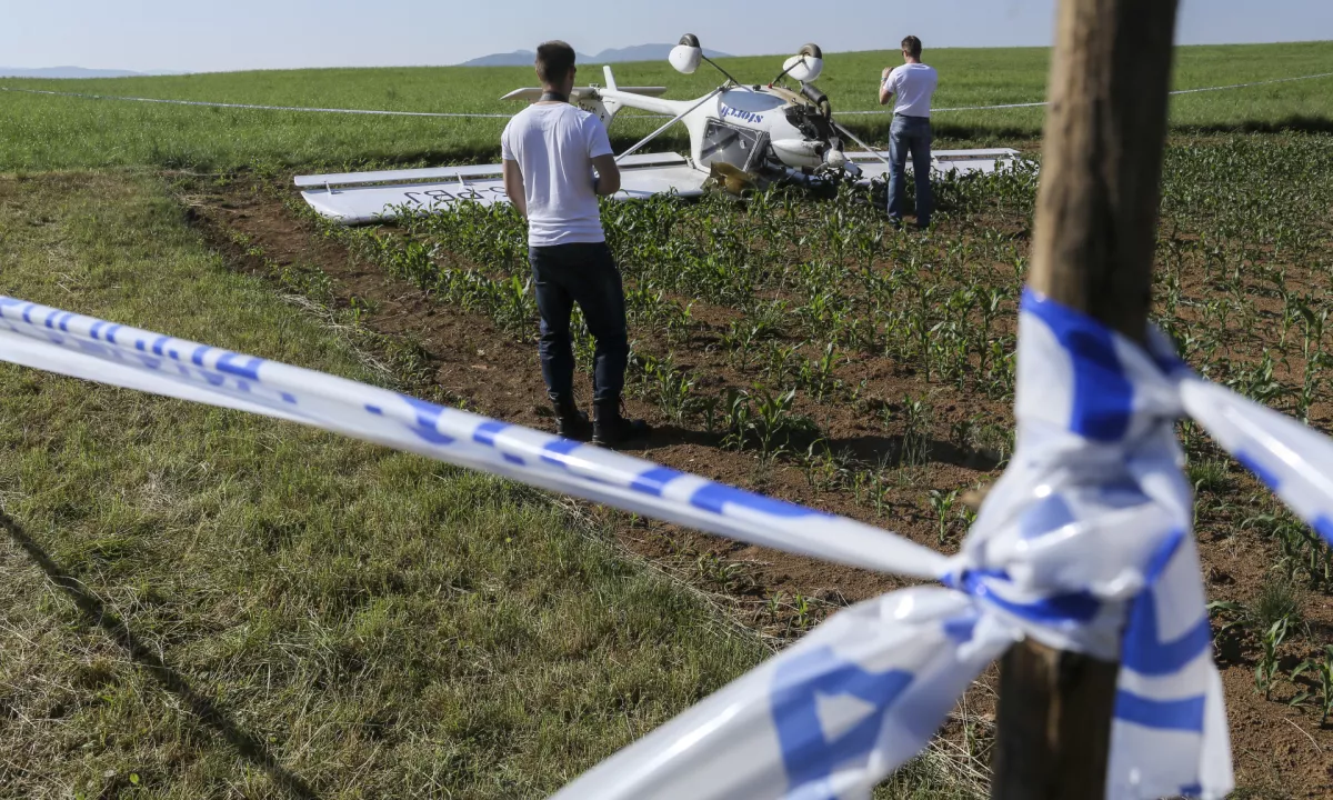 Vzrok strmoglavljenja ultralahkega letala še ni znan