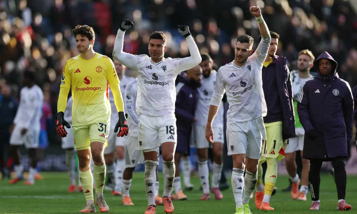 Manchester United brez Šeška v Londonu premagal Crystal Palace