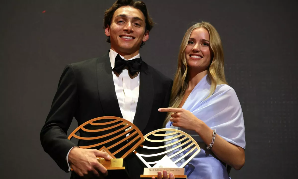 Duplantis in McLaughlin-Levrone prejela nagrado za atleta leta 2025