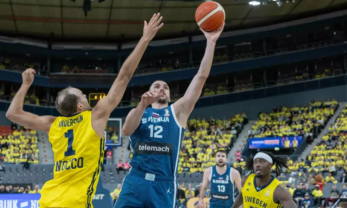 Slovenija hitro pozabila Estonijo in porazila Švedsko