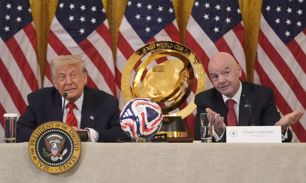 Trump se bo udeležil žreba za svetovno prvenstvo v nogometu 2026