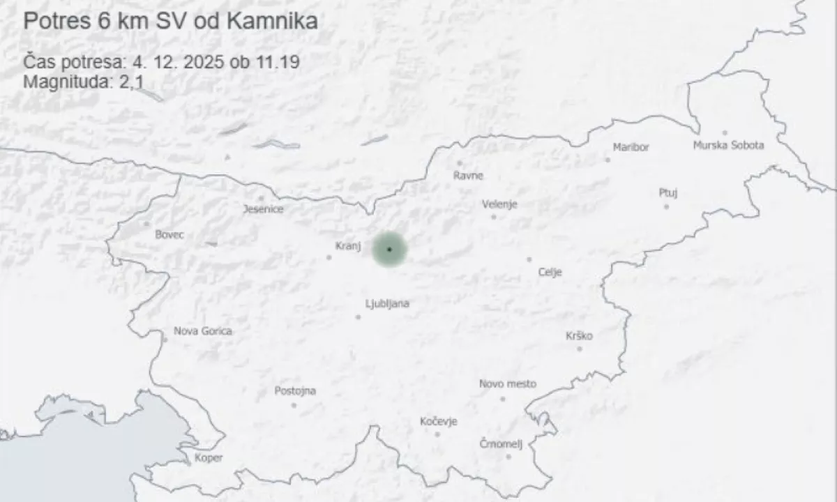 Slovenijo stresel potres, ste ga čutili?