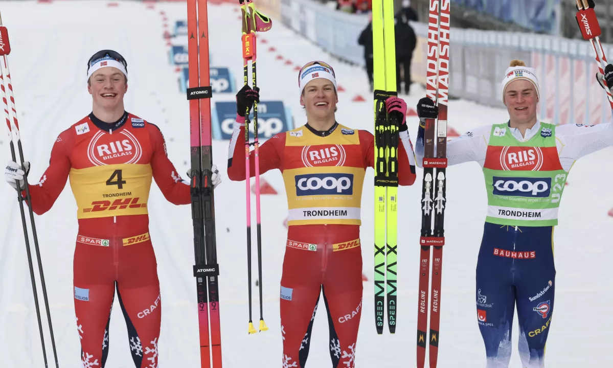 Kralj Klaebo na čelu osmih Norvežanov za 101. zmago v pokalu