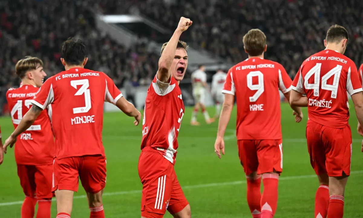 Bayern s petardo odpihnil Stuttgart, poraz Leverkusna v Augsburgu