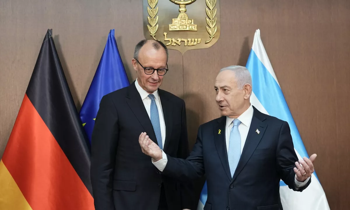 Merz v Jeruzalemu potrdil podporo Nemčije Izraelu