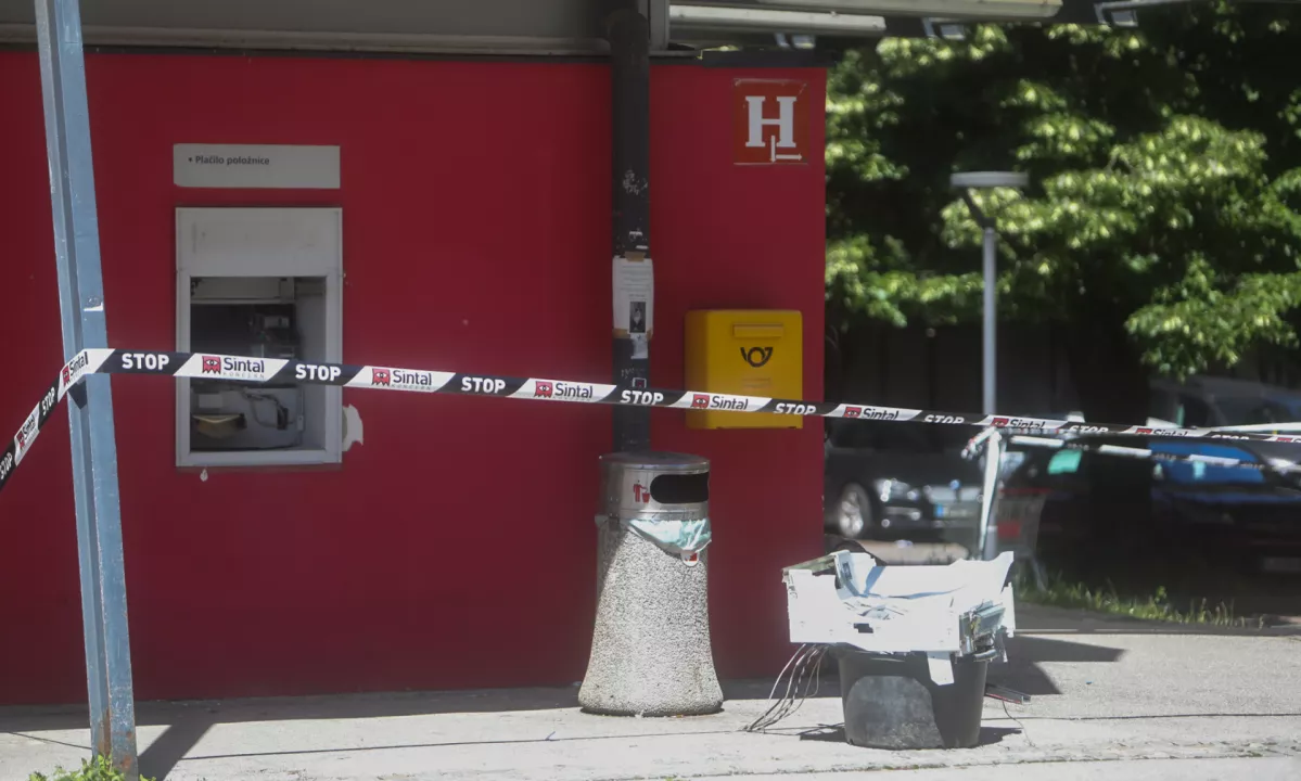 V Moravskih Toplicah razstrelili bankomat