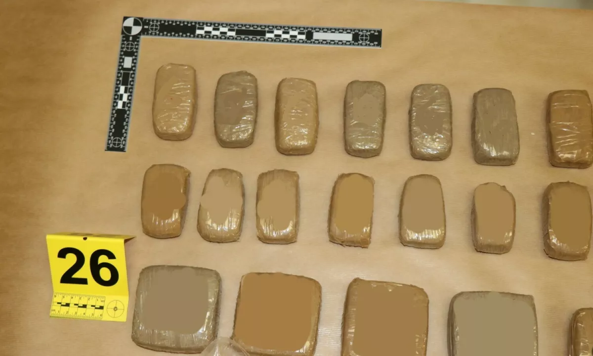 Zasegli 7 kilogramov heroina, pištoli in 32.000 evrov gotovine: šest priprtih, eden na begu