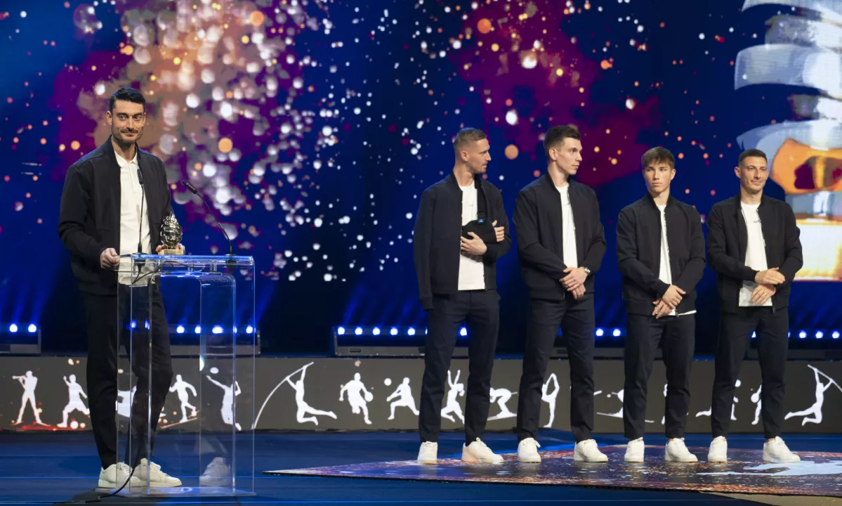 Tadej Pogačar in Janja Garnbret najboljša športnika leta 2025 v Sloveniji