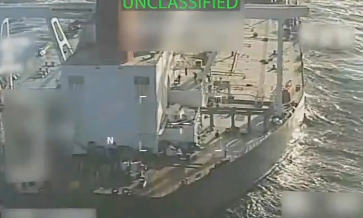 Američani ob obali Venezuele z naperjenimi puškami zasegli tanker