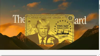 trumpova zlata kartica