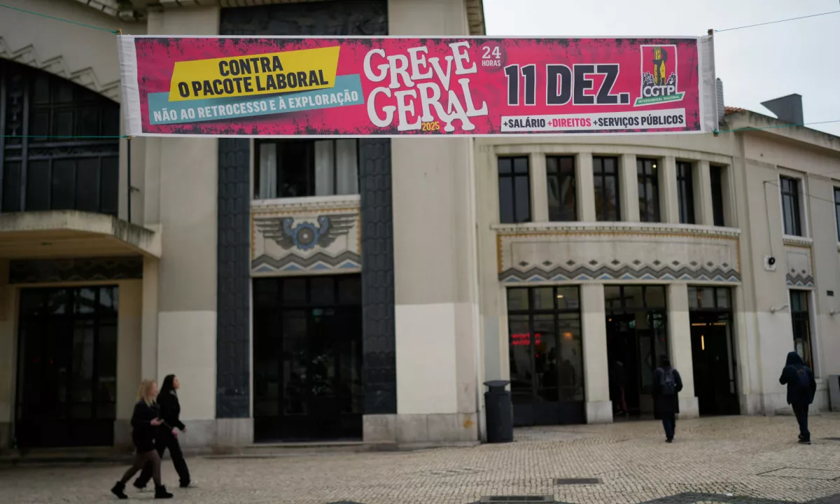 Na Portugalskem največja splošna stavka v več kot desetletju