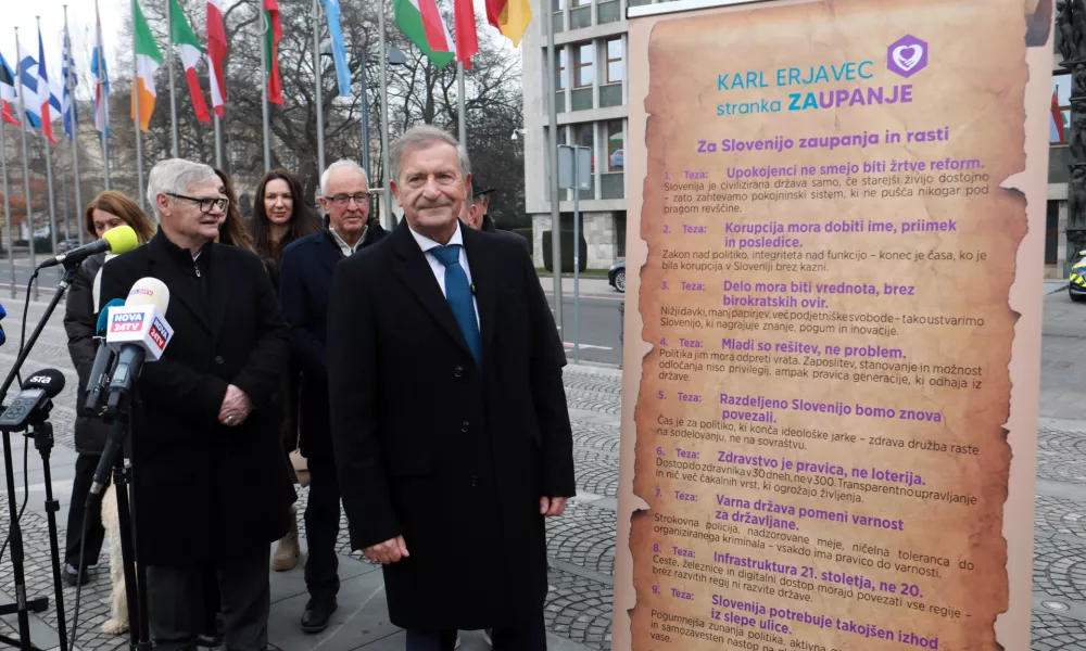16.12.2025 - Karel Erjavec, stranka Zaupanjetezefoto: Tomaž Skale