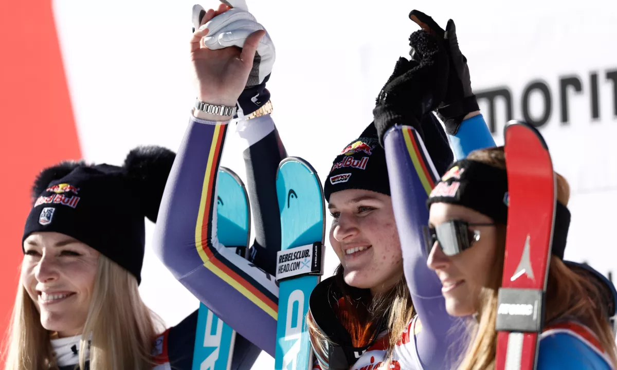 Nemka tokrat v St. Moritzu ugnala Američanko, Ilka Štuhec 12.