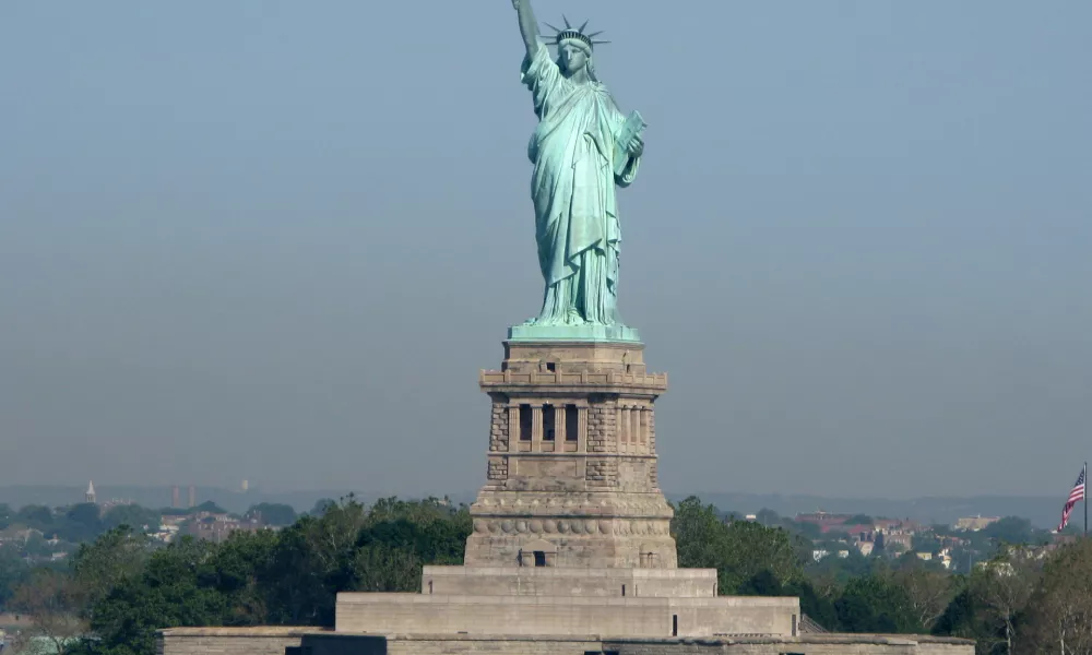 ZDA, New York. Kip svobode. Foto: Robi Poredos/STA