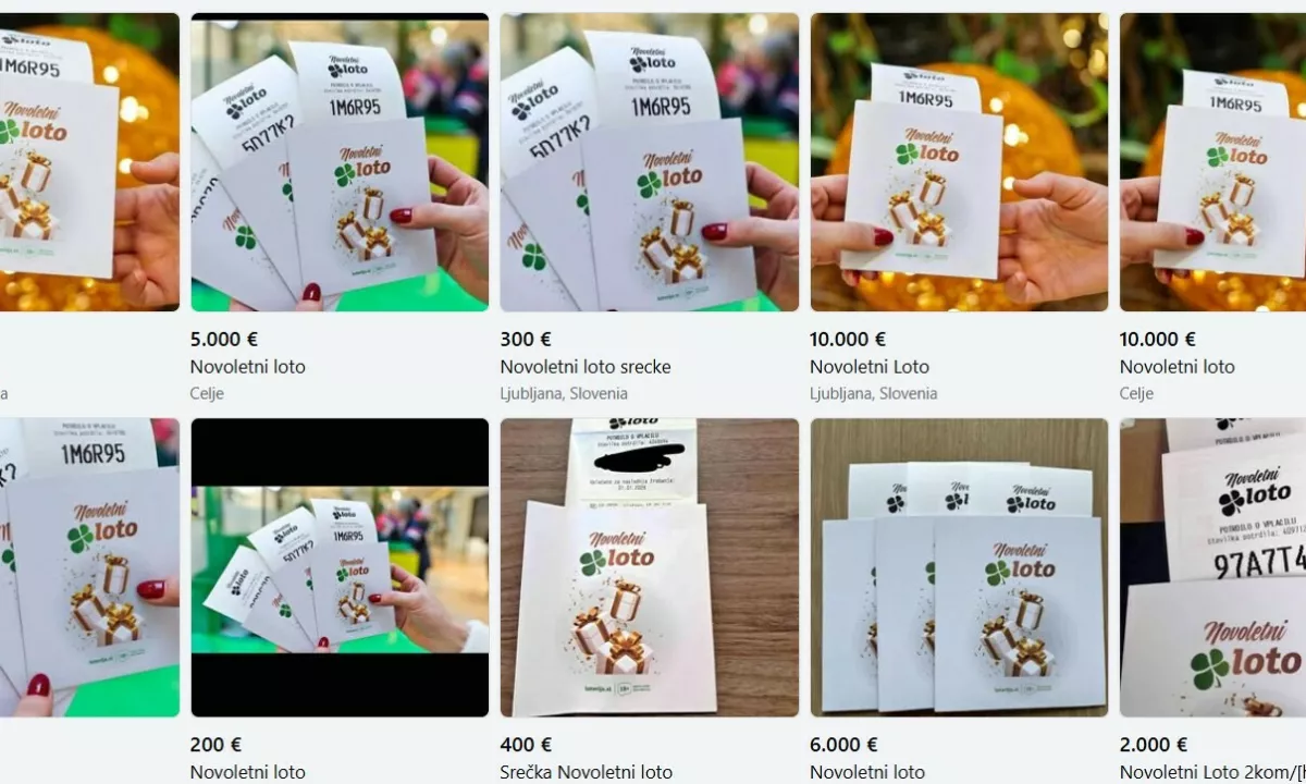 Loto mrzlica: milijonski dobitki, preprodaja in neprevzete nagrade