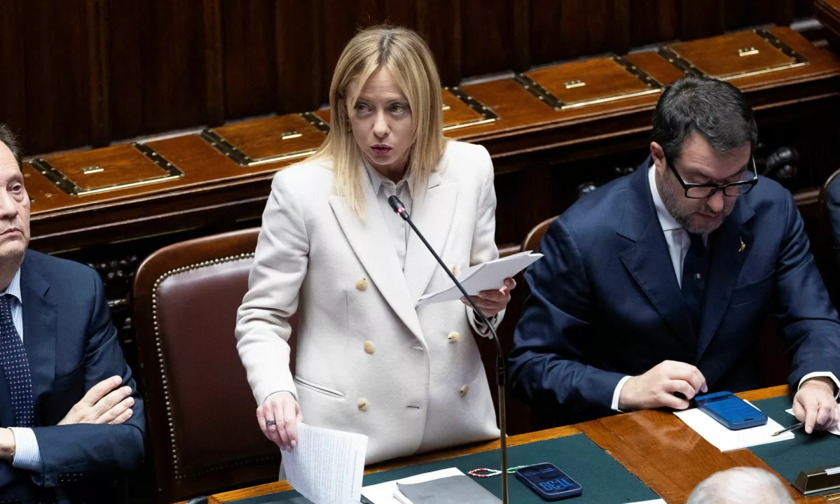 Meloni: EU ne more vsiliti uporabe zamrznjenega ruskega premoženja za pomoč Ukrajini