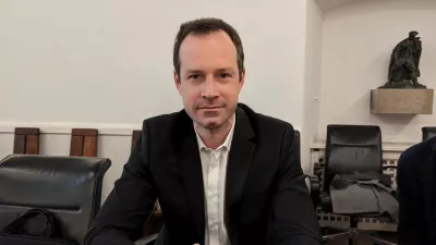 Rok Vihar iz Ljubljanskega potni&scaron;kega prometa je omenil, da bo izgradnja centra tudi spodbuda za razmislek o spremembah v mestnem prometu.