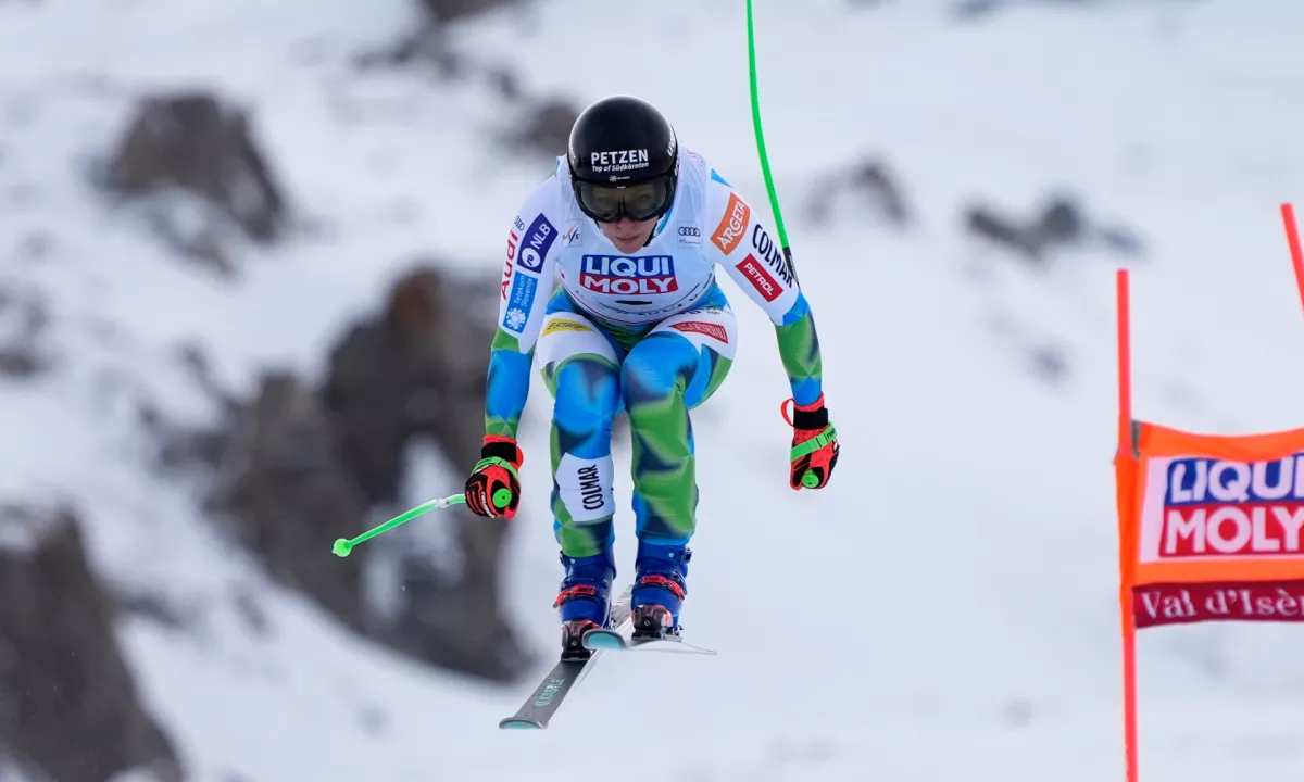 Ilka Štuhec za štiri stotinke zgrešila prve stopničke letos