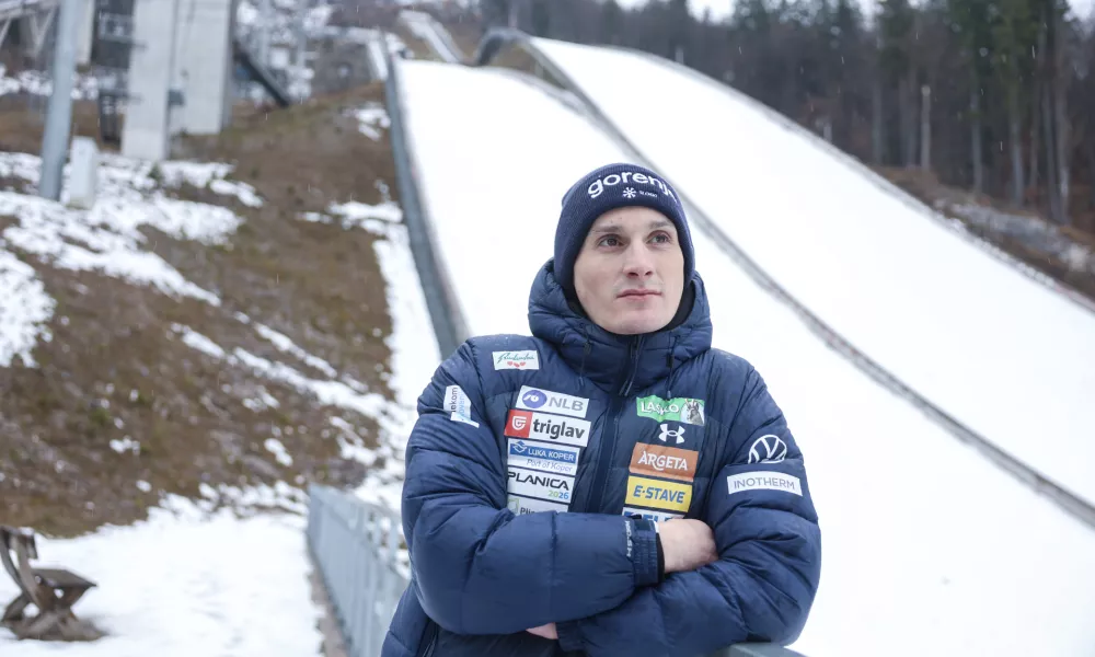 Domen Prevc- 17.12.2025 - odprti trening mo&scaron;ke in ženske skakalne reprezentance, Planica//FOTO: Jaka Gasar