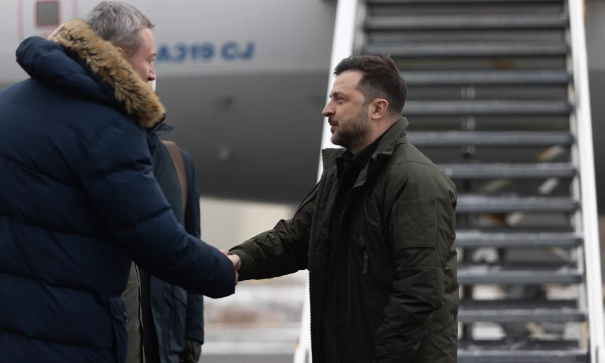 Zelenski prispel na Florido: »Odločitve so odvisne od naših partnerjev«