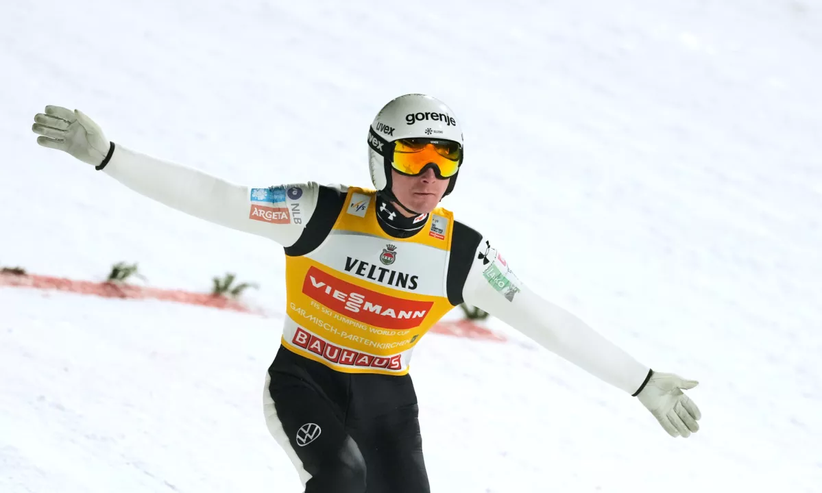 Domen Prevc zmagal v Garmisch-Partenkirchnu in povečal vodstvo na novoletni turneji