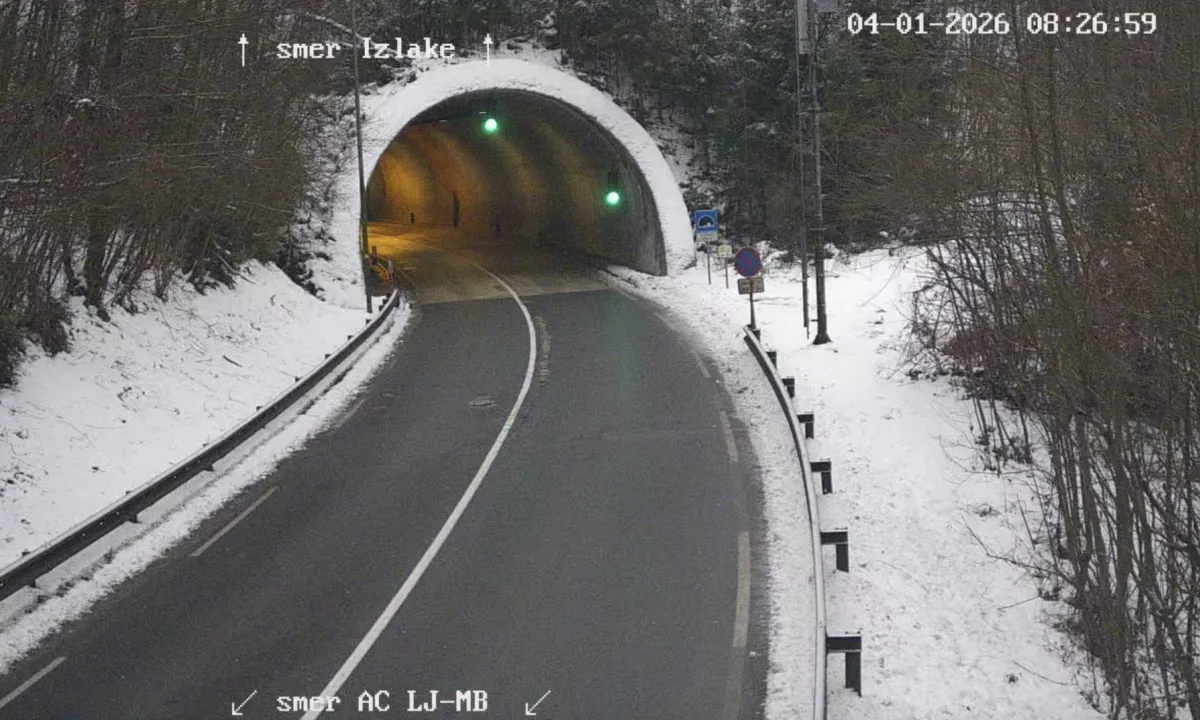 Slovenijo zajela snežna pošiljka, ki je povzročila spremembe v prometu